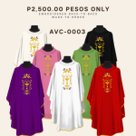 AVC-0003 Embroidered Chasuble (AVC-0003)