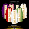 Back To Back Embroidered Chasuble (AVC-0015)