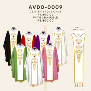 EMBROIDERED DETACHABLE ORPHREY (AVDO-0009)