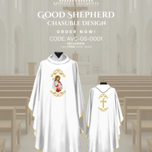 GOOD SHEPHERD CHASUBLE DESIGN (AVC-GS-0001)