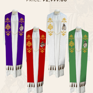 JESUS CHRIST PRAYING/PASSION STOLE DESIGNS (AVS-JP-0002)