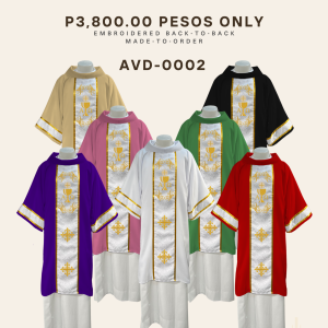 EMBROIDERED DALMATIC DESIGNS (AVD-0002)