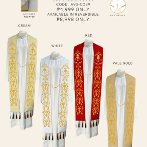 EMBROIDERED STOLE DESIGN (AVS-0039 )