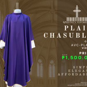 Plain Chasuble (AVC-PLAIN)