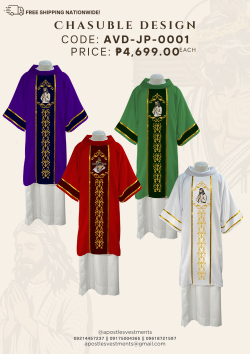 JESUS CHRIST PRAYING/PASSION DALMATIC DESIGNS (AVD-JP-0001)