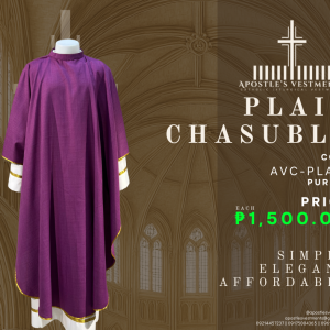 Plain Chasuble (AVC-PLAIN)