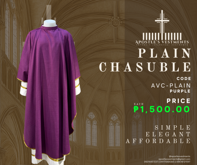 Plain Chasuble (AVC-PLAIN)