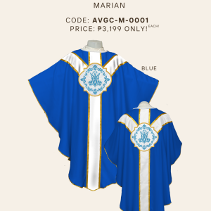 GOTHIC CHASUBLE DESIGN-MARIAN (AVGC-M-0001)