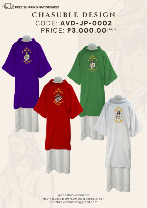 JESUS CHRIST PRAYING/PASSION DALMATIC DESIGNS (AVD-JP-0002)