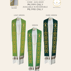 EMBROIDERED STOLE DESIGN (AVS-0039 )