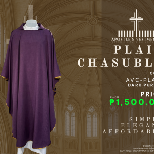 Plain Chasuble (AVC-PLAIN)