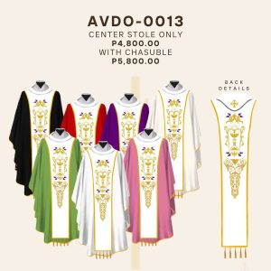 EMBROIDERED DETACHABLE ORPHREY (AVDO-0013)