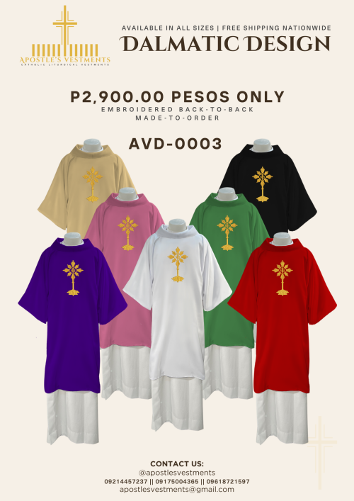 EMBROIDERED DALMATIC DESIGNS (AVD-0003)