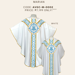 GOTHIC CHASUBLE DESIGN-MARIAN (AVGC-M-0002)