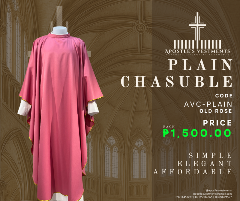 Plain Chasuble (AVC-PLAIN)
