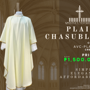 Plain Chasuble (AVC-PLAIN)