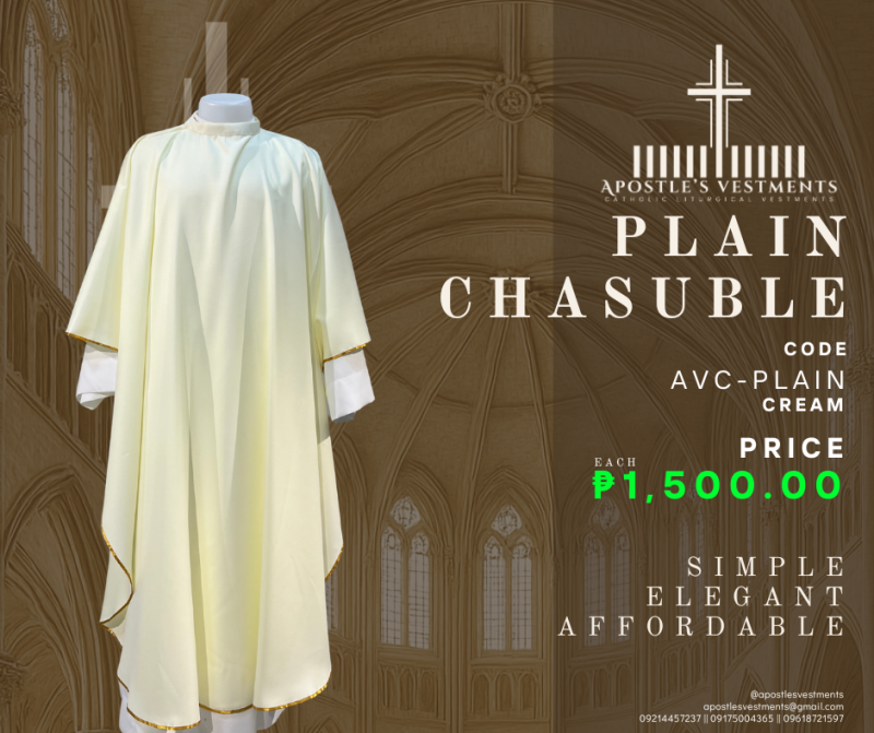 Plain Chasuble (AVC-PLAIN)