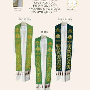 EMBROIDERED STOLE DESIGN (AVS-0040 )