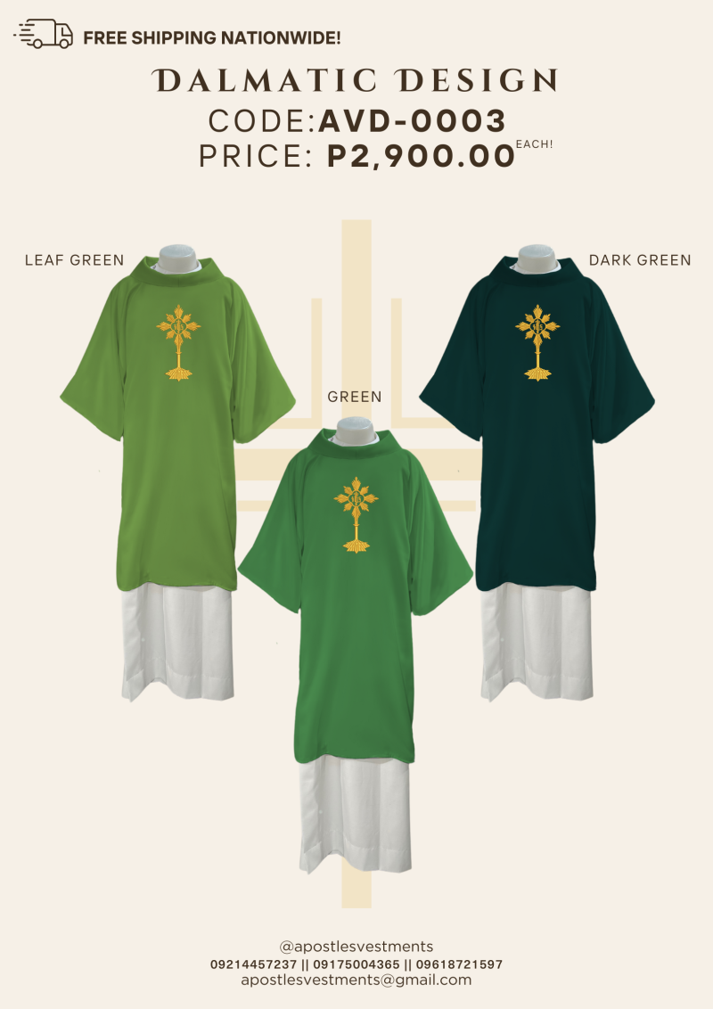 EMBROIDERED DALMATIC DESIGNS (AVD-0003)