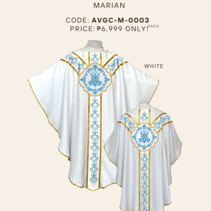 GOTHIC CHASUBLE DESIGN-MARIAN (AVGC-M-0003)