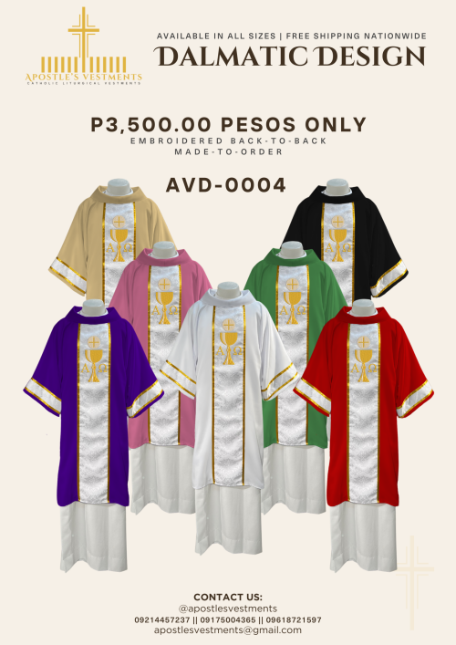 EMBROIDERED DALMATIC DESIGNS (AVD-0004)