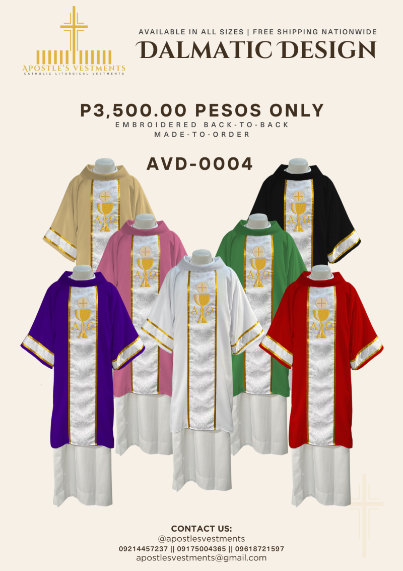 EMBROIDERED DALMATIC DESIGNS (AVD-0004)