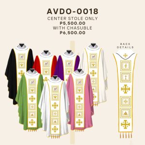 EMBROIDERED DETACHABLE ORPHREY (AVDO-0018)