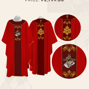JESUS CHRIST PRAYING/PASSION CHASUBLE V2 DESIGNS (AVC-V2-JP-0002)