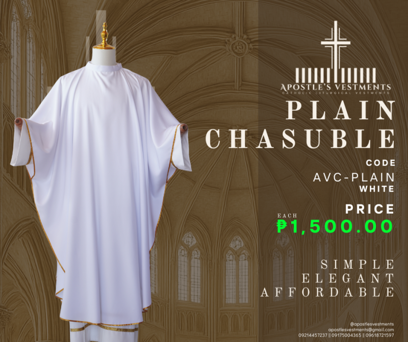 Plain Chasuble (AVC-PLAIN)