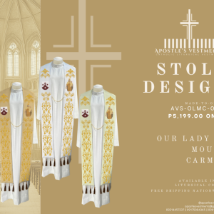 OUR LADY OF MOUNT CARMEL STOLE DESIGNS (AVS-OLMC-0001)