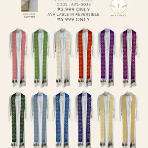 EMBROIDERED STOLE DESIGN (AVS-0035 )