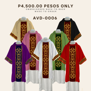 EMBROIDERED DALMATIC DESIGN (AVD-0006)