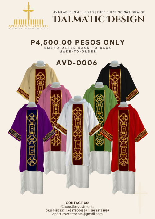EMBROIDERED DALMATIC DESIGNS (AVD-0006)