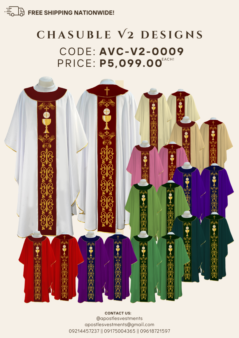 CHASUBLE V2 DESIGNS (AVC-V2-0009)