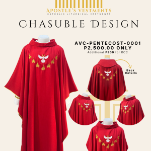 CHASUBLE DESIGN-PENTECOST (AVC-PENTECOST-0001)