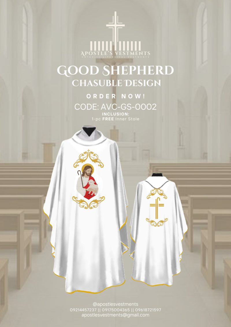 GOOD SHEPHERD CHASUBLE DESIGN (AVC-GS-0002)