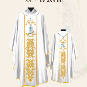 OUR LADY OF LOURDES CHASUBLE DESIGN (AVC-OLL-0001)
