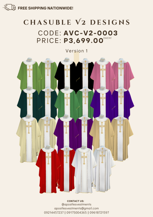 CHASUBLE V2 DESIGNS (AVC-V2-0003-V1)