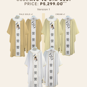 ST. THOMAS AQUINAS CHASUBLE V2 DESIGNS (AVC-V2-STA-0001.V1)