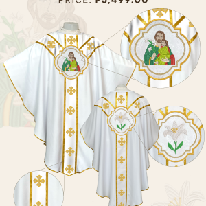ST. JOSEPH, HUSBAND OF MARY GOTHIC CHASUBLE DESIGN (AVGC-V2-SJHM-0003)