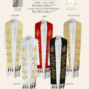 EMBROIDERED STOLE DESIGN (AVS-0042 )