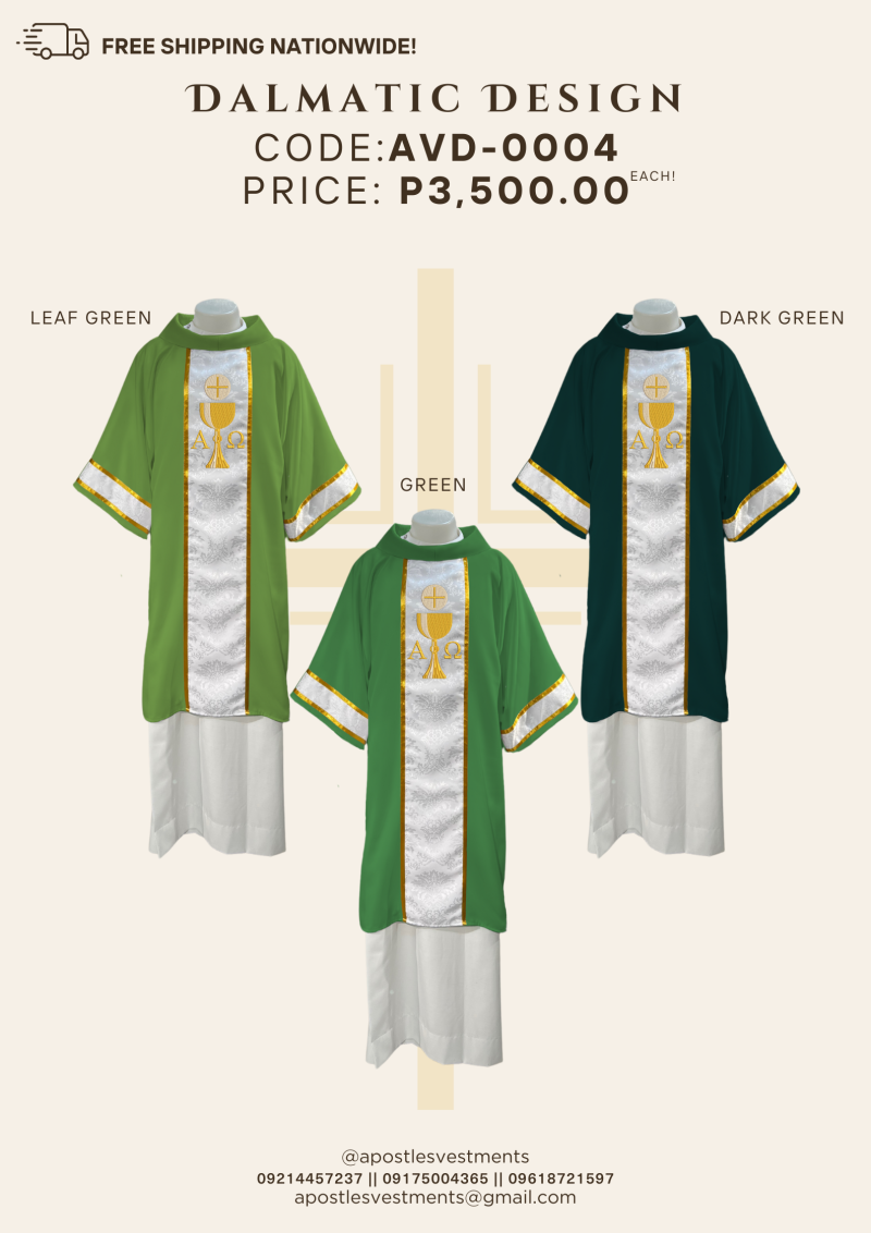 EMBROIDERED DALMATIC DESIGNS (AVD-0004)