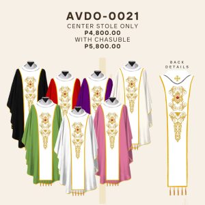 EMBROIDERED DETACHABLE ORPHREY (AVDO-0021)