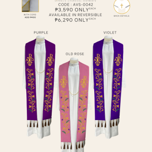 EMBROIDERED STOLE DESIGN (AVS-0042 )