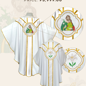 ST. JOSEPH, HUSBAND OF MARY GOTHIC CHASUBLE DESIGN (AVGC-V2-SJHM-0005)