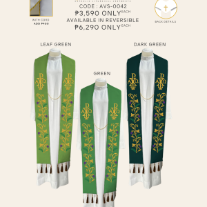 EMBROIDERED STOLE DESIGN (AVS-0042 )