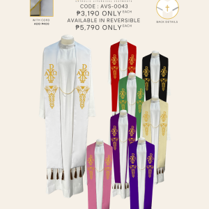 EMBROIDERED STOLE DESIGN (AVS-0043 )