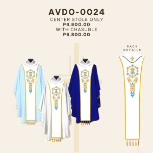 EMBROIDERED DETACHABLE ORPHREY (AVDO-0024)