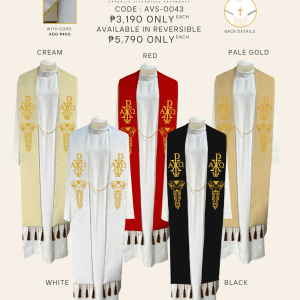 EMBROIDERED STOLE DESIGN (AVS-0043 )