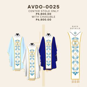EMBROIDERED DETACHABLE ORPHREY (AVDO-0025)